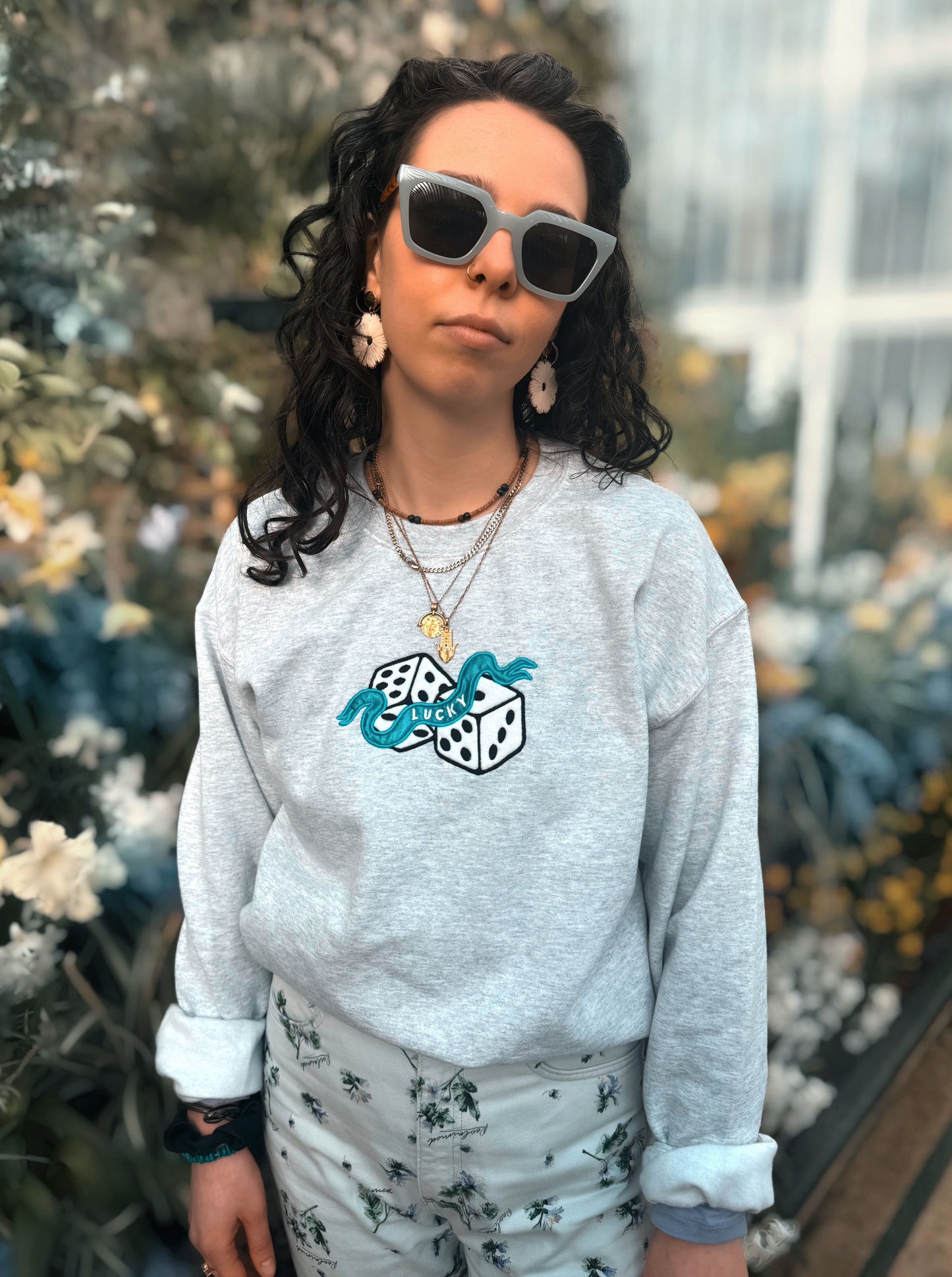 Lucky Dice - Handmade Unisex Sweater