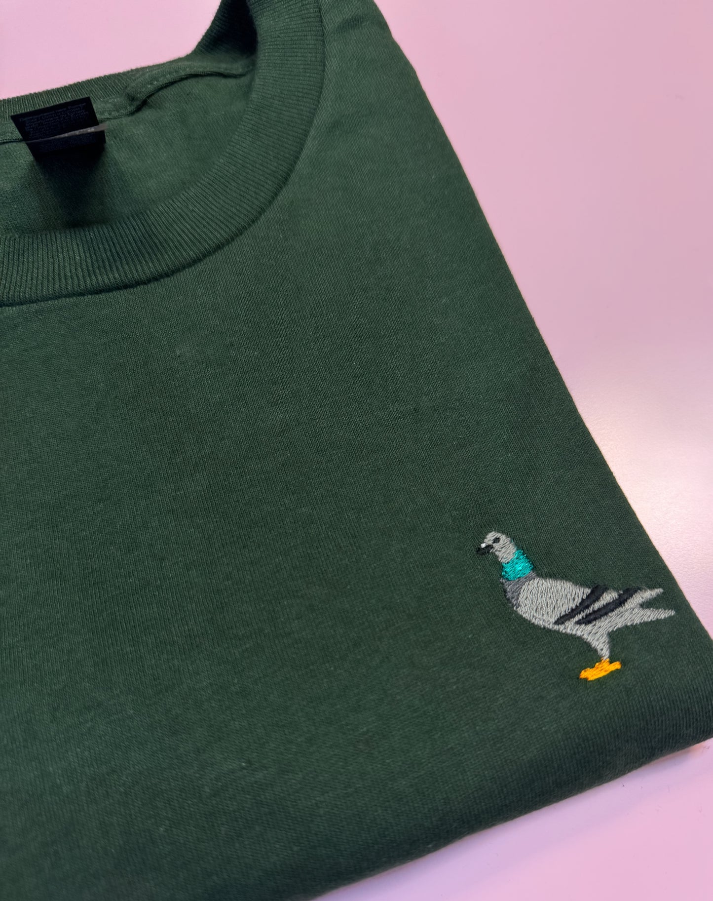Pigeon - Unisex Embroidered Print
