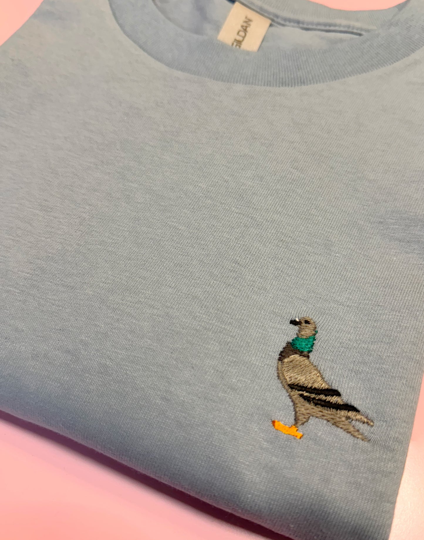 Pigeon - Unisex Embroidered Print