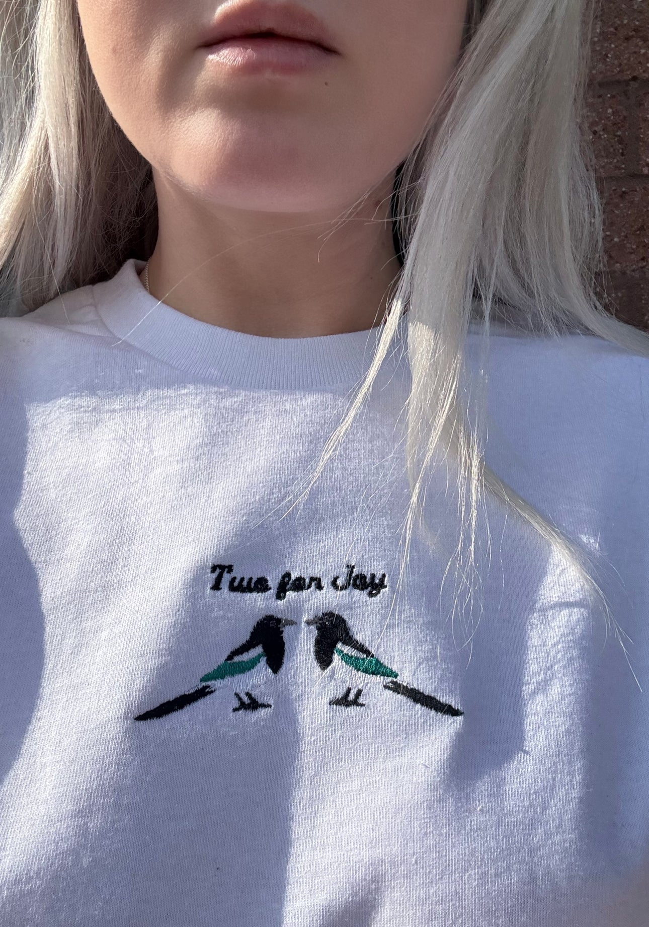 Two For Joy - Unisex Embroidered Print