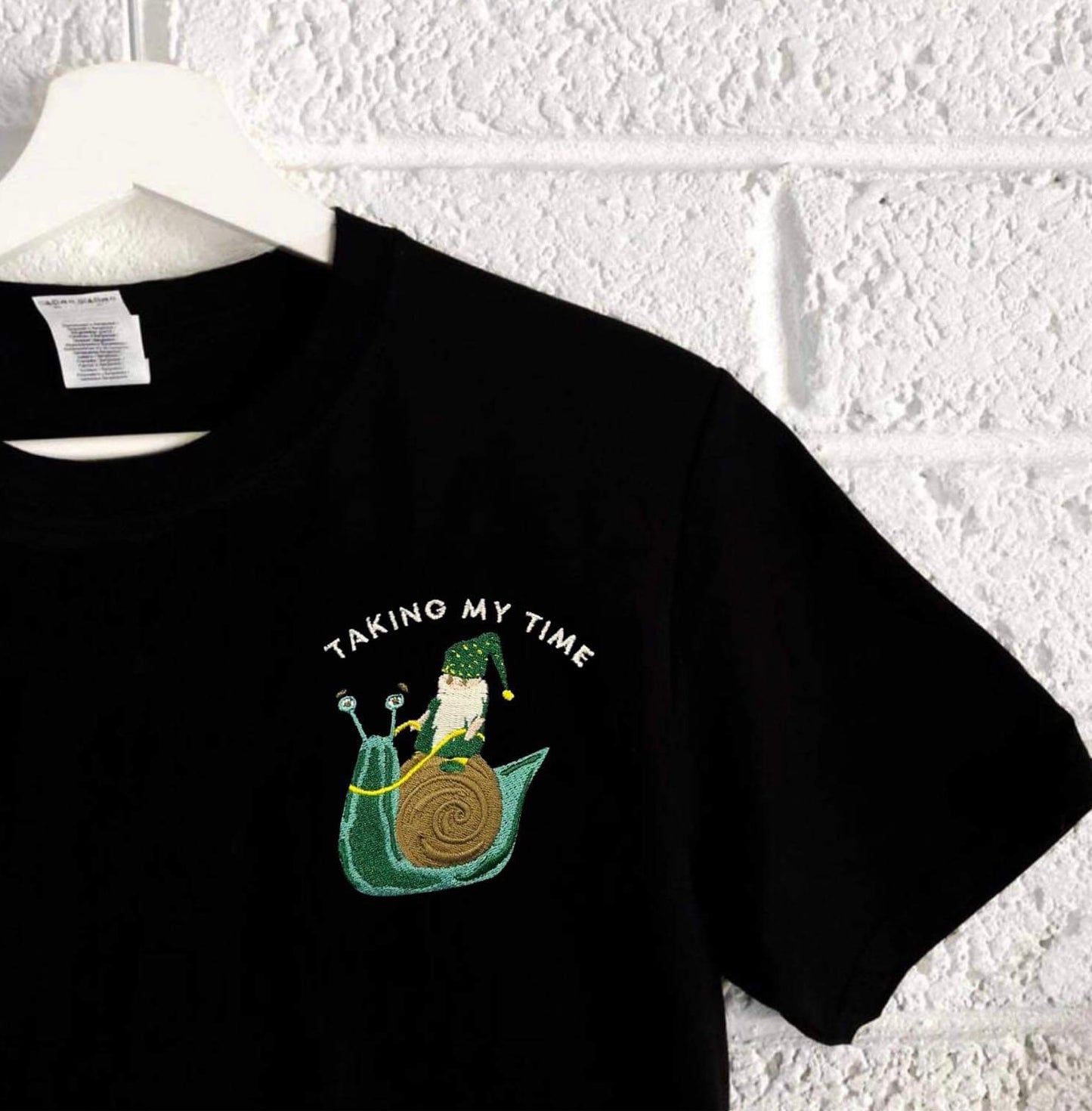 Taking My Time - Unisex Embroidered Print