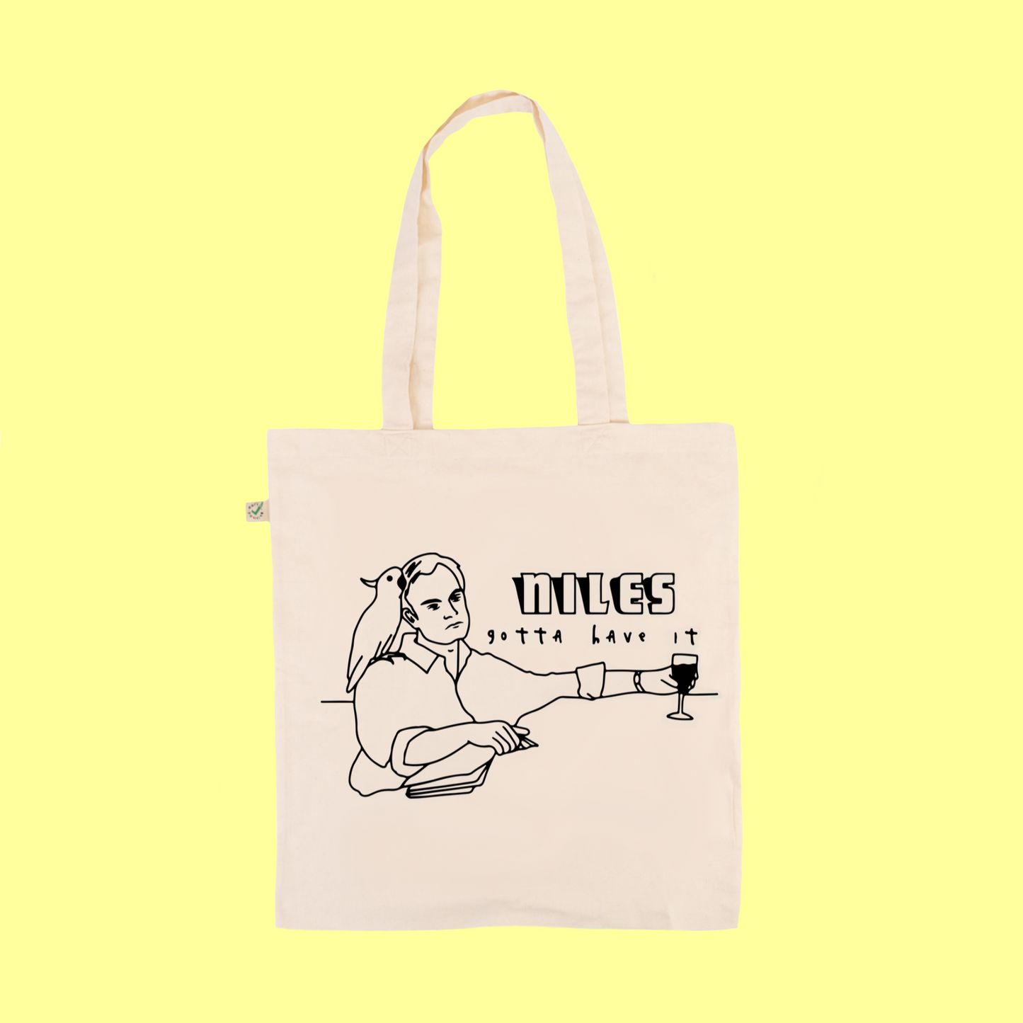 Niles Gotta Have It - Frasier fan art - Earth Positive Ethical tote.