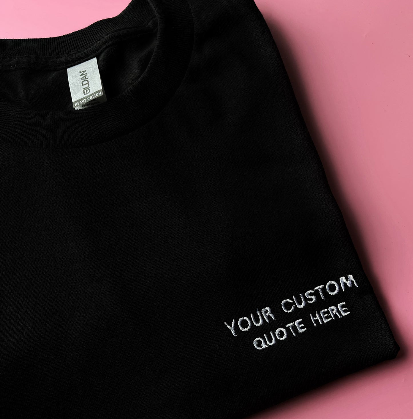 CUSTOM TEXT PRINT - UNISEX TEES