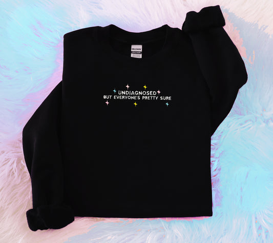 Undiagnosed - Embroidered Unisex Sweaters