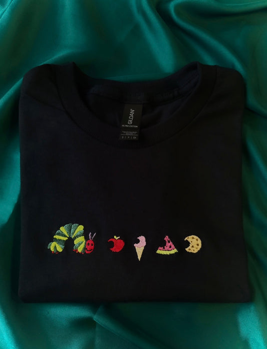 The Not So Hangry Caterpillar - Unisex Embroidered Print