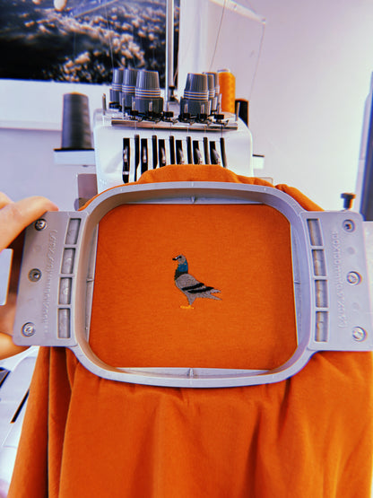 Pigeon - Unisex Embroidered Print