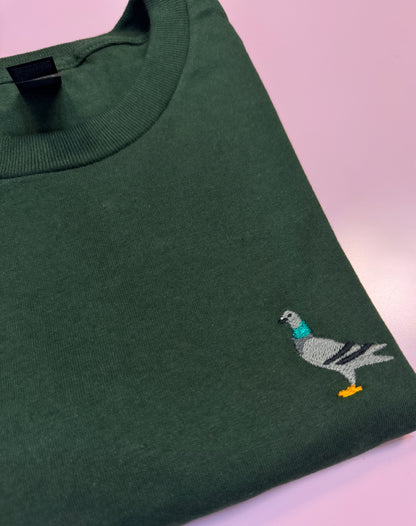 Pigeon - Unisex Embroidered Print
