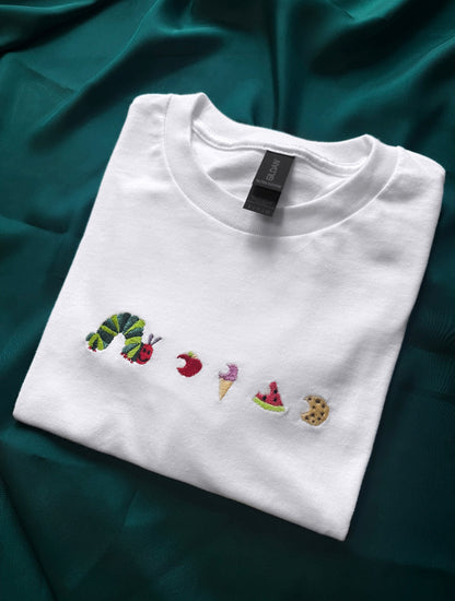 The Not So Hangry Caterpillar - Unisex Embroidered Print