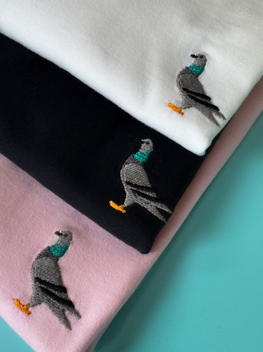 Pigeon - Unisex Embroidered Print
