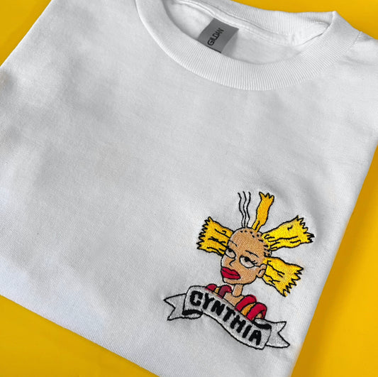 Cynthia- Unisex Embroidered Print