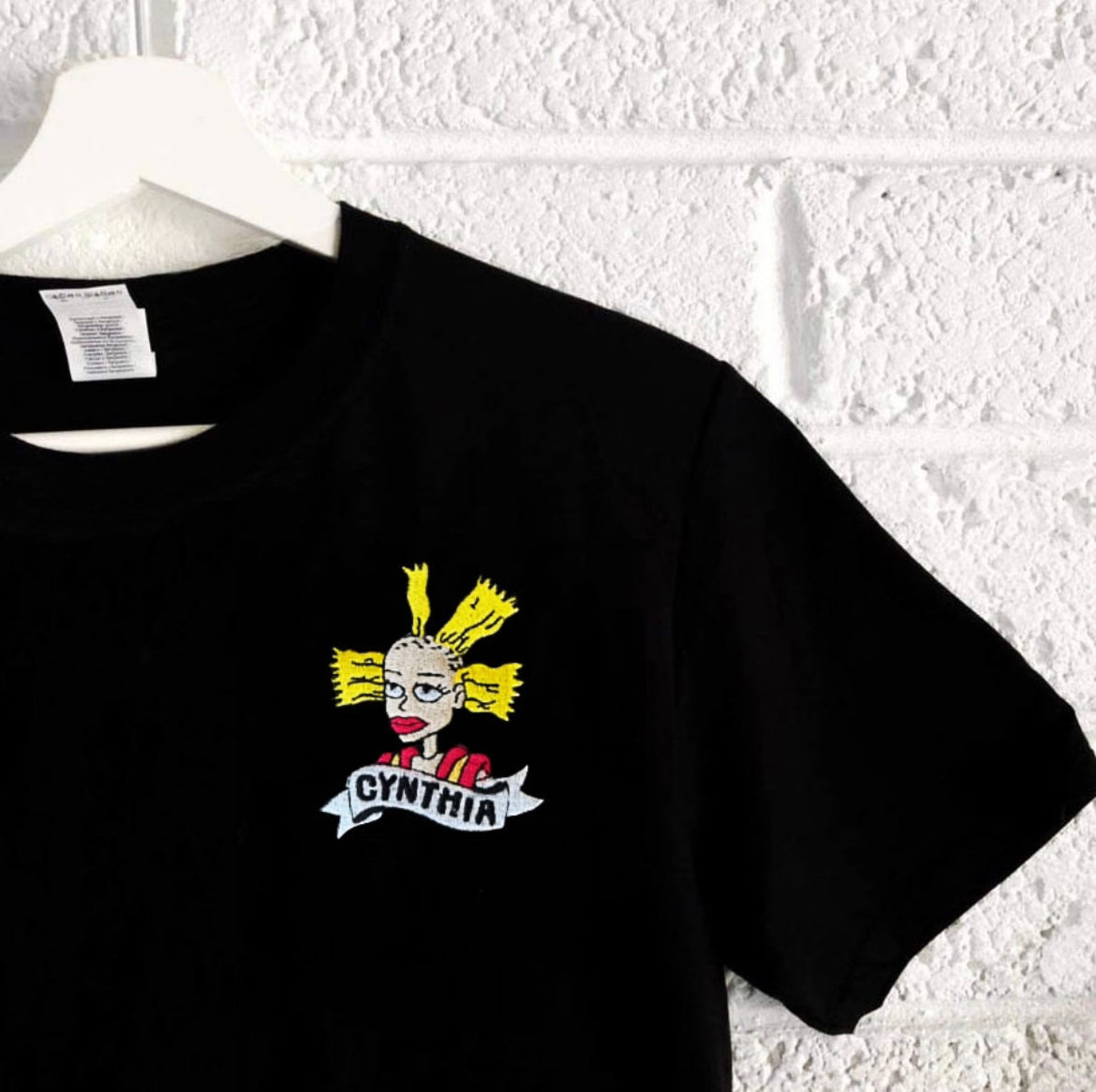 Cynthia- Unisex Embroidered Print