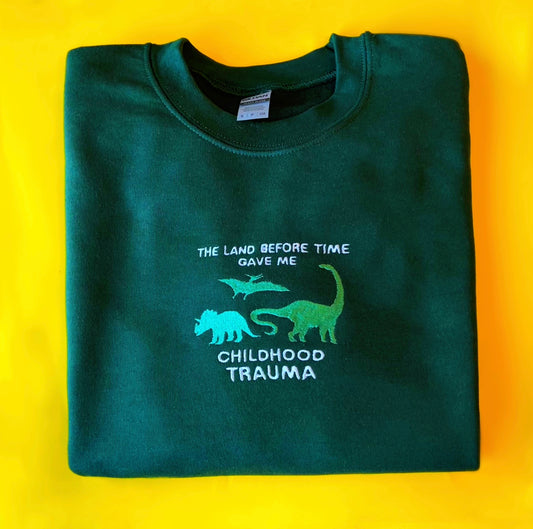 Childhood Trauma - Embroidered Unisex Sweaters