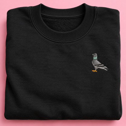Mini Pigeon - Embroidered Unisex Sweaters