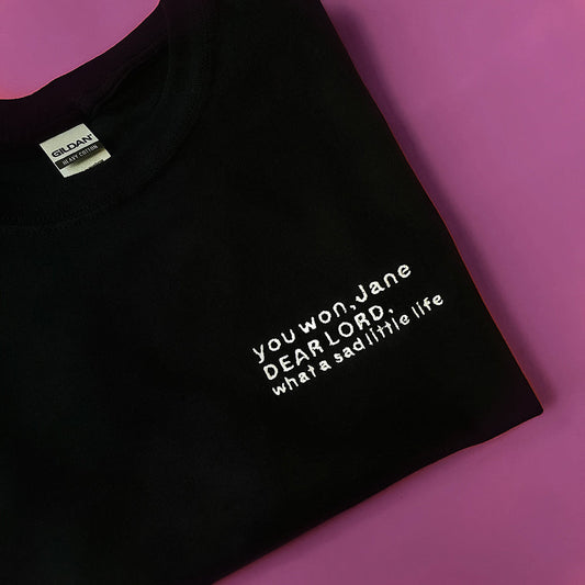 You won, Jane L/BLACK