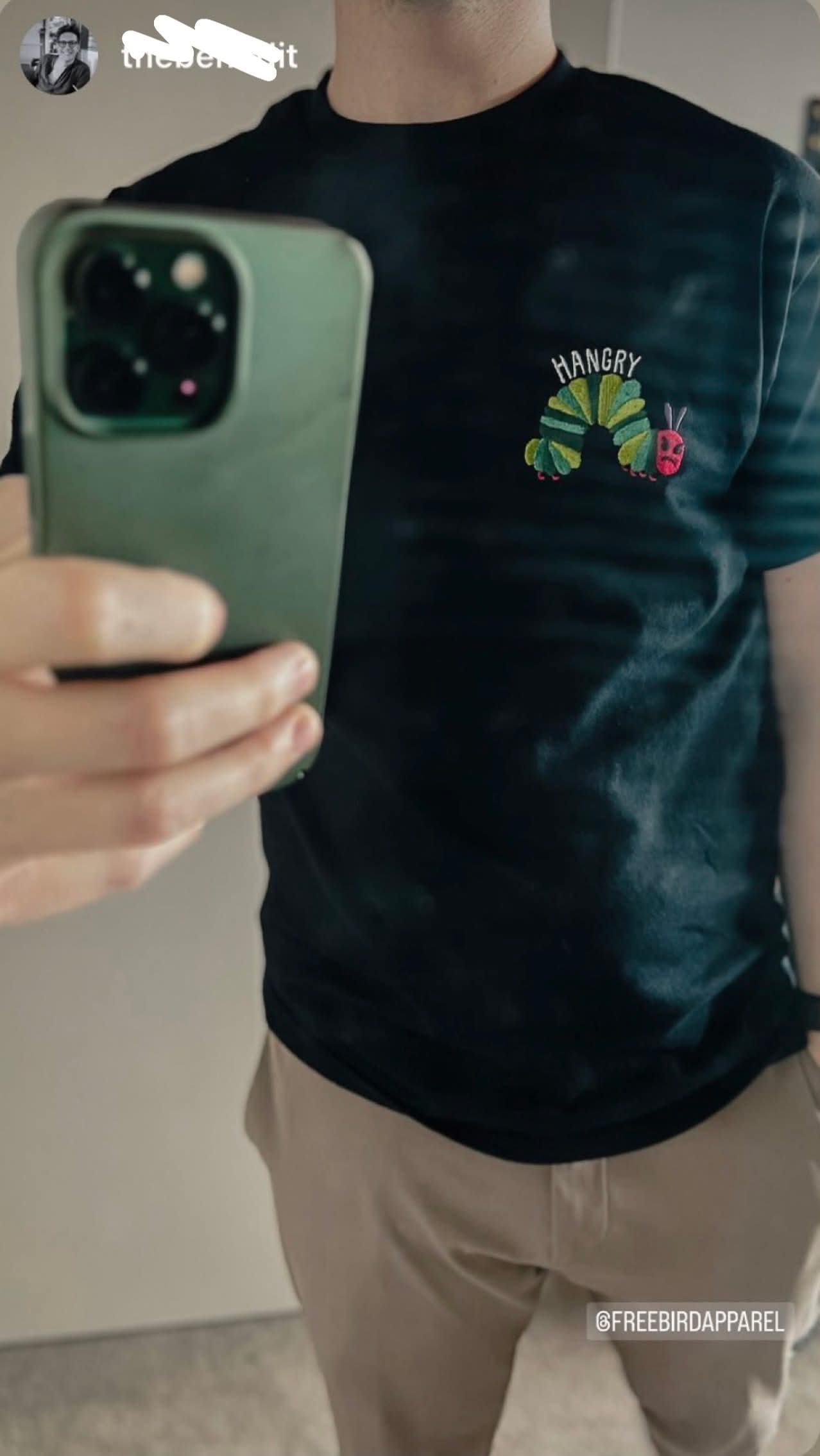 The Hangry Caterpillar - Unisex Embroidered Print