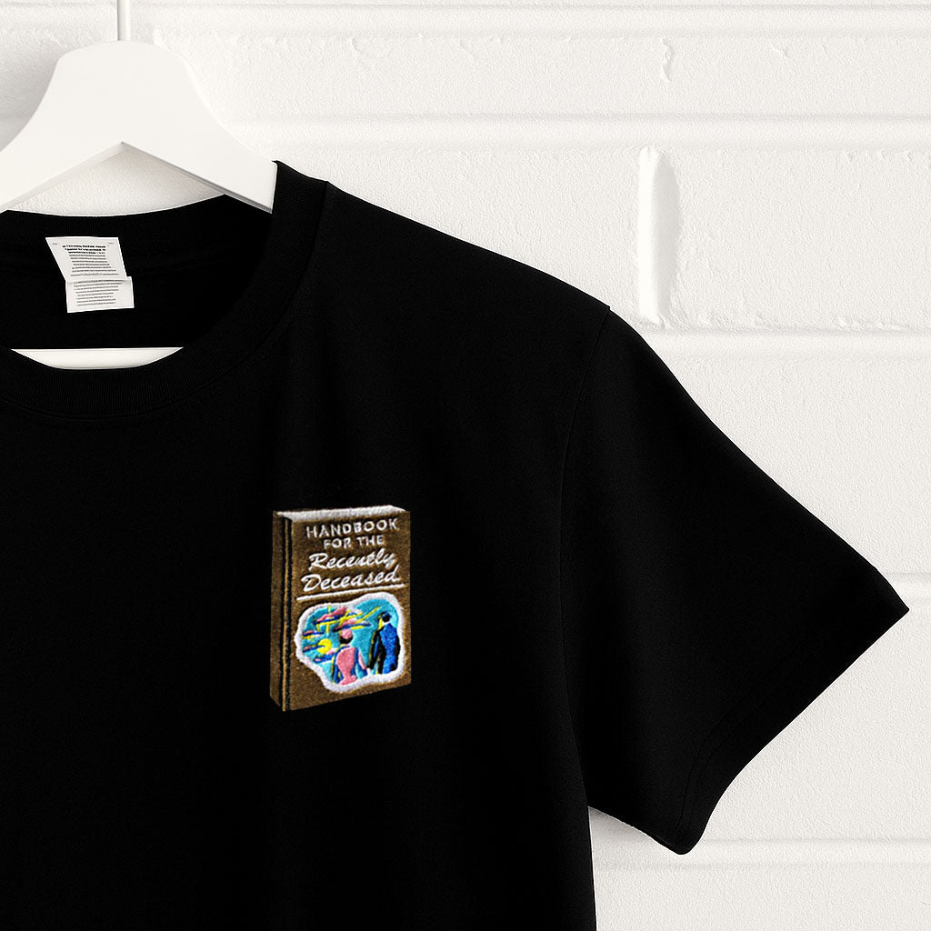 Handbook For The Recently Deceased - Unisex Embroidered Print