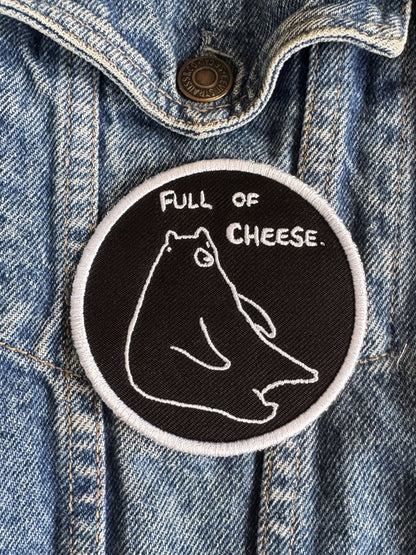 🧀 “FULL OF CHEESE” - Iron On Patch
