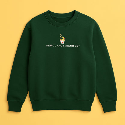 Democracy Manifest - Embroidered Unisex Sweaters