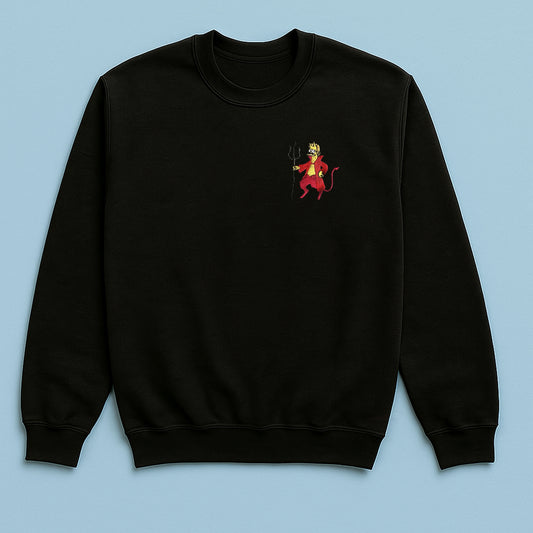 Devil  - Embroidered Unisex Sweaters