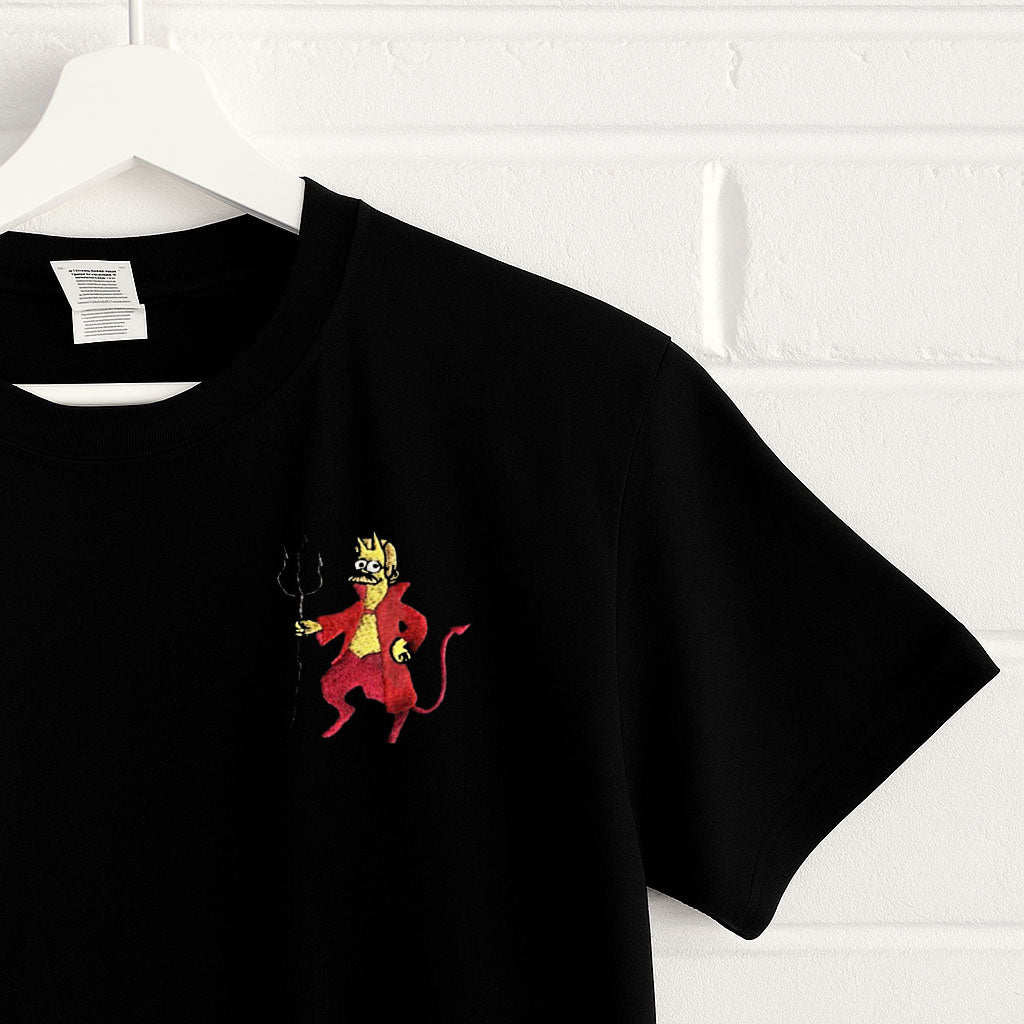 Devil Print - Embroidered Unisex T-shirts