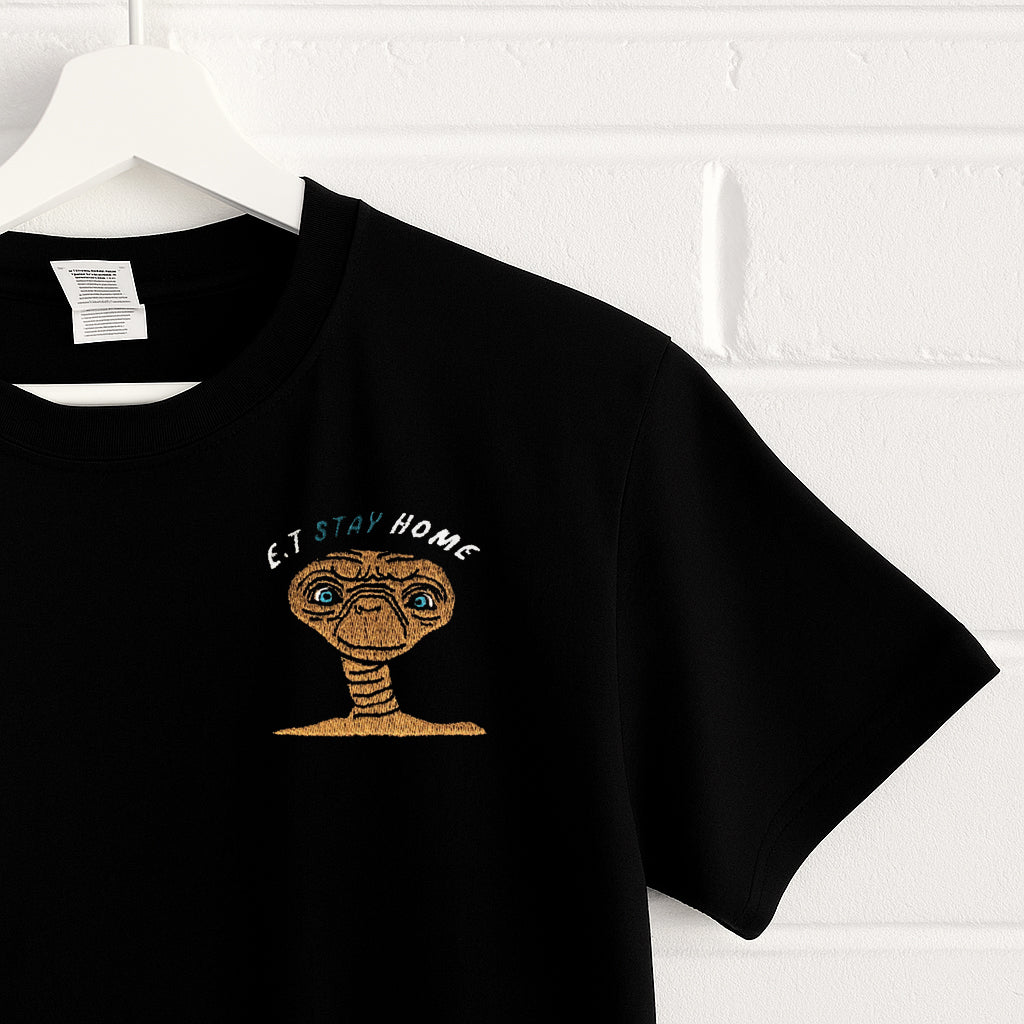 E.T Stay Home - Unisex Embroidered Print