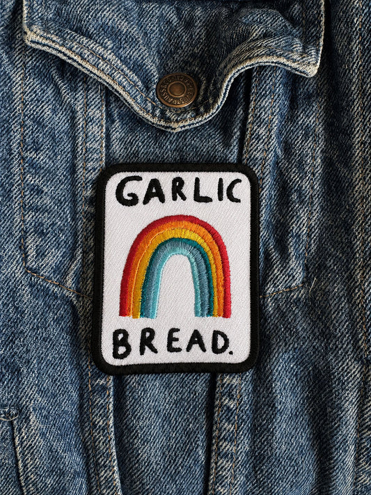 🌈 “GARLIC BREAD”  Iron On Patch