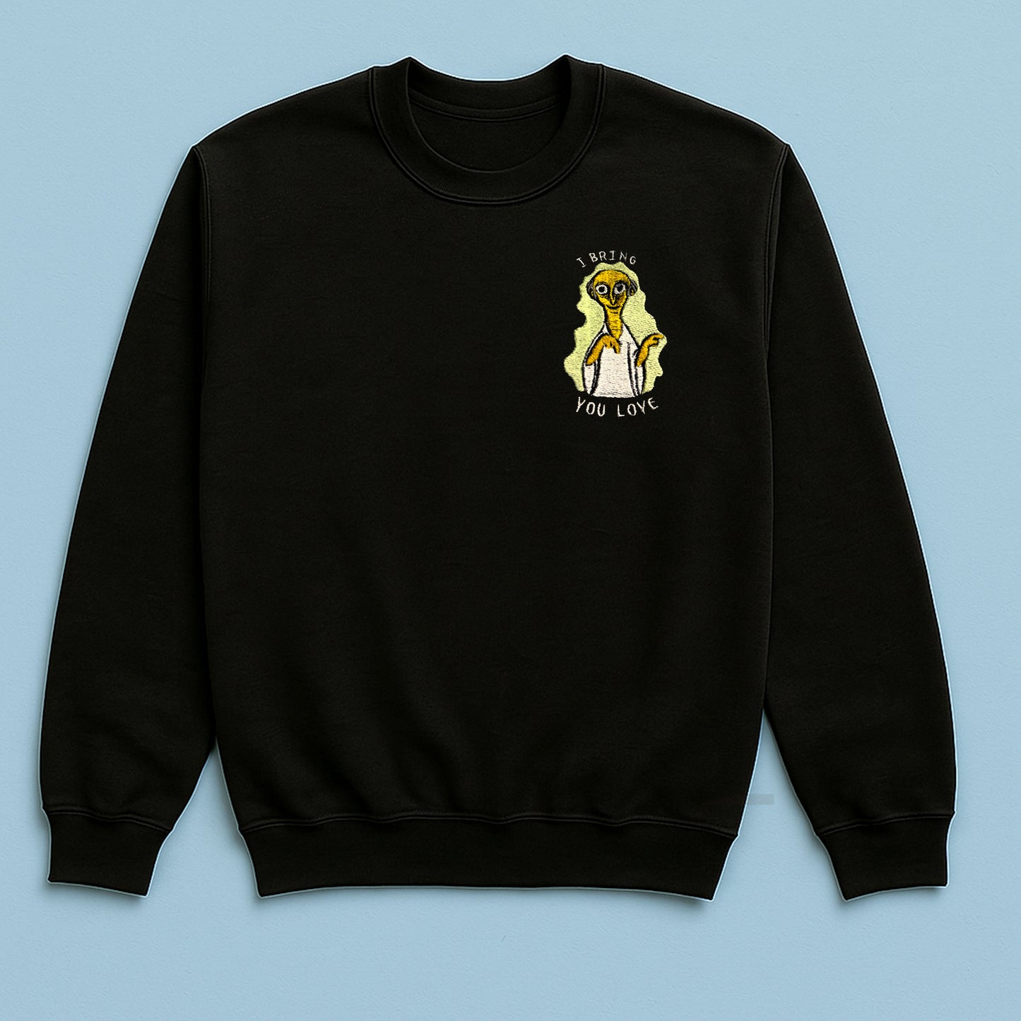 I Bring You Love - Unisex Glow in the Dark Embroidered Sweaters