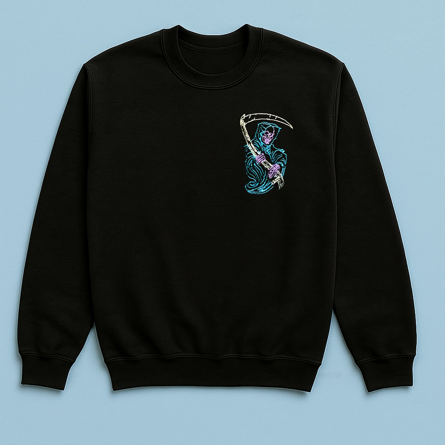 Grim Reaper - Embroidered Unisex Sweaters