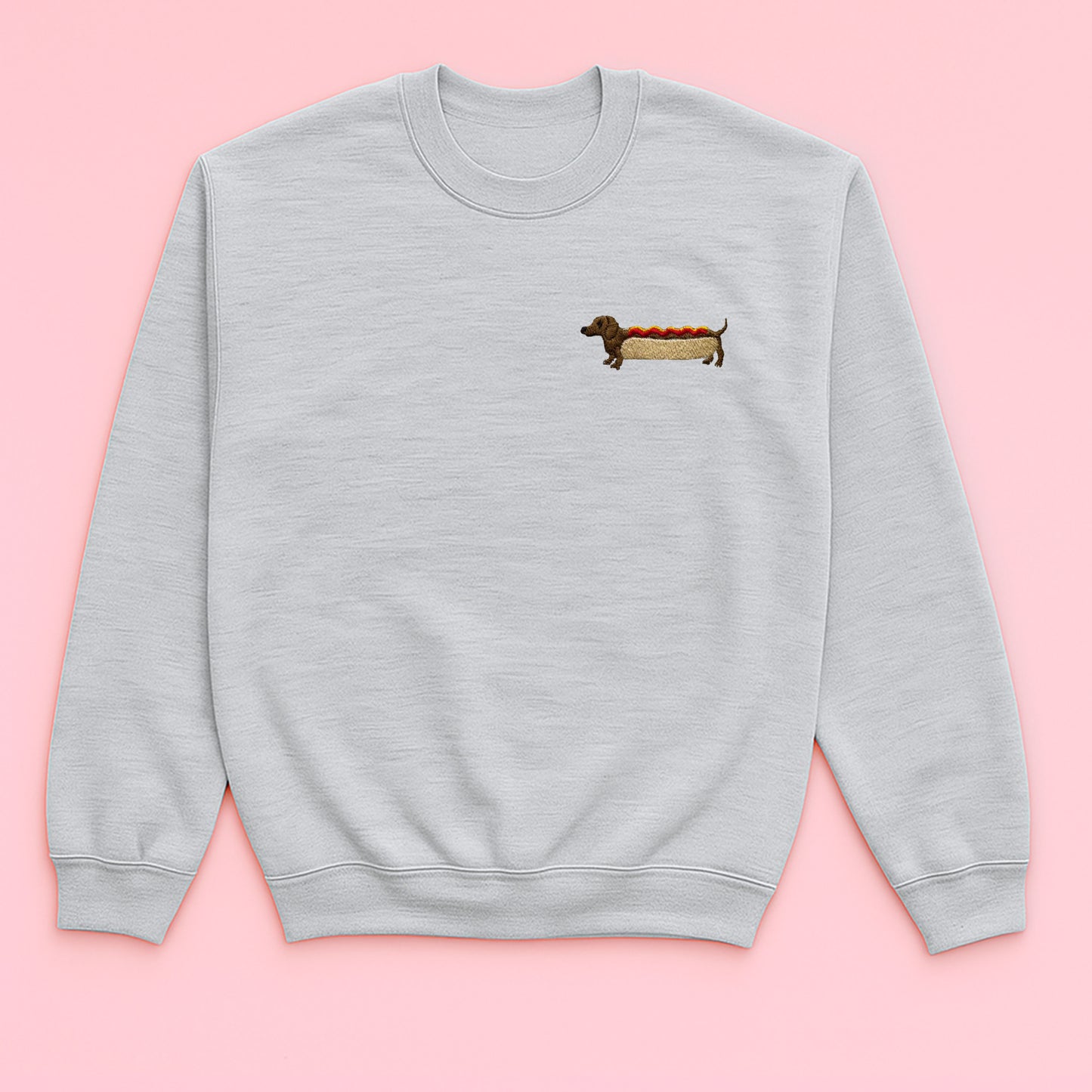 Hot Dog - Embroidered Unisex Sweaters