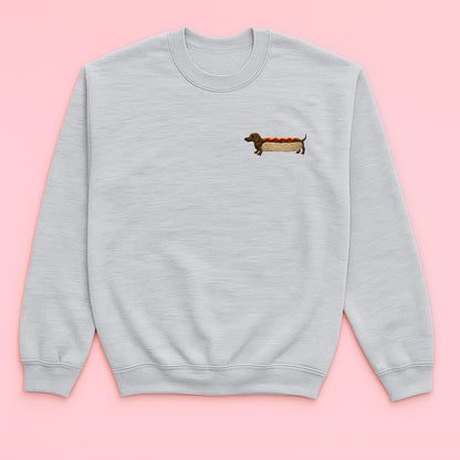 Hot Dog - Embroidered Unisex Sweaters