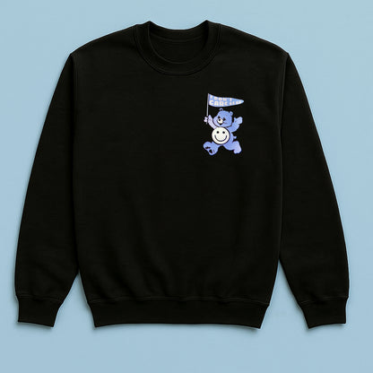 I Don't Care Bear - Embroidered Unisex Sweaters