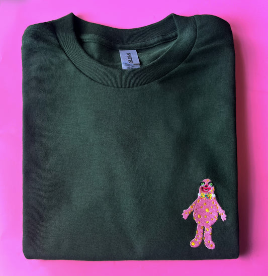 Mr Blobby - Unisex Embroidered T-shirt
