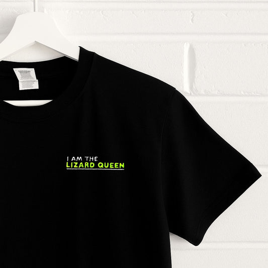 I Am The Lizard Queen - Unisex Embroidered Tshirt