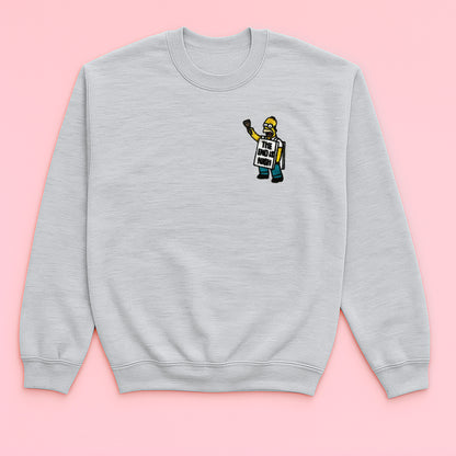 The End Is Nigh- Embroidered Unisex Sweaters