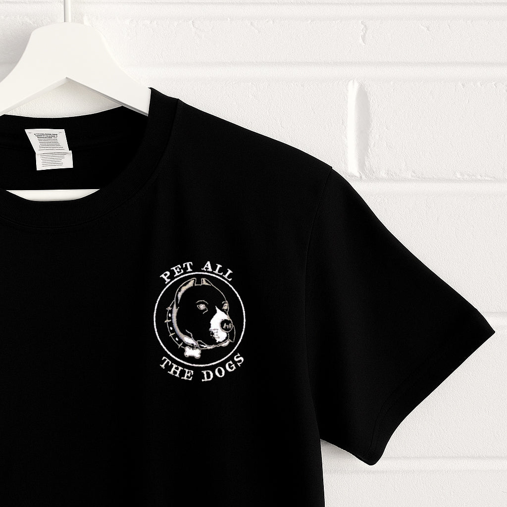 Pet All The Dogs- Unisex Embroidered Print