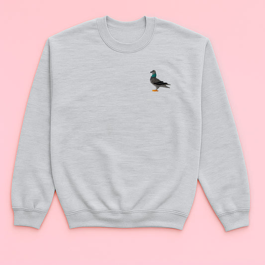 Mini Pigeon - Embroidered Unisex Sweaters