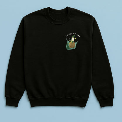 Taking My Time - Embroidered Unisex Sweaters