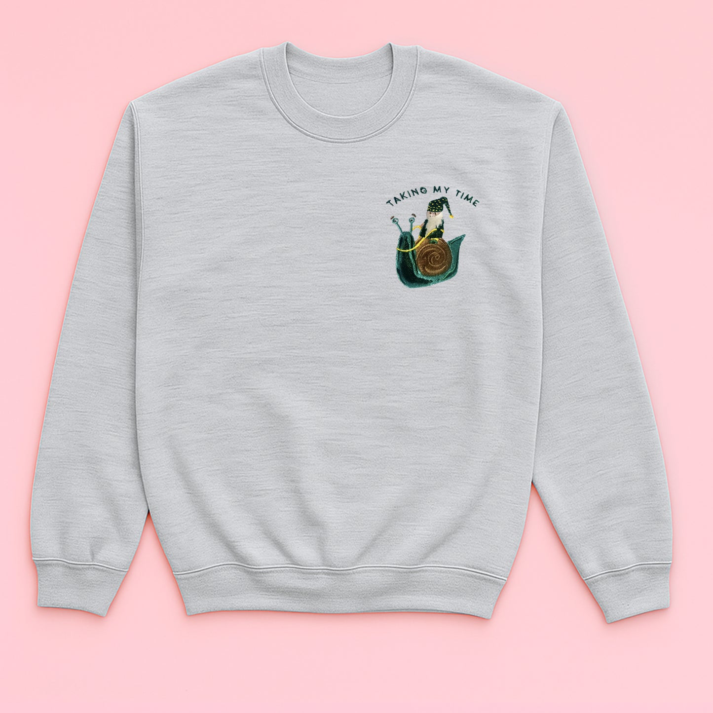 Taking My Time - Embroidered Unisex Sweaters