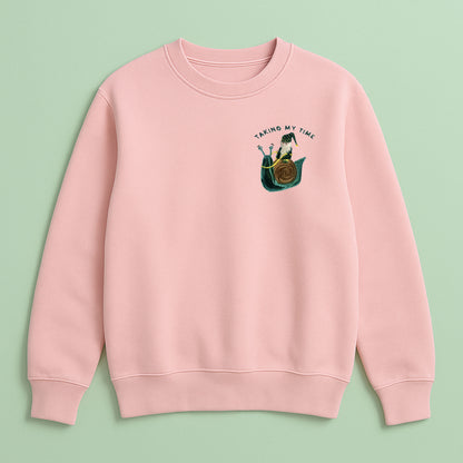 Taking My Time - Embroidered Unisex Sweaters