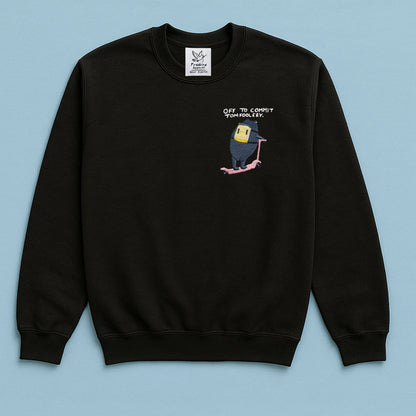 Off To Commit Tomfoolery Sweater - Billy Murphy