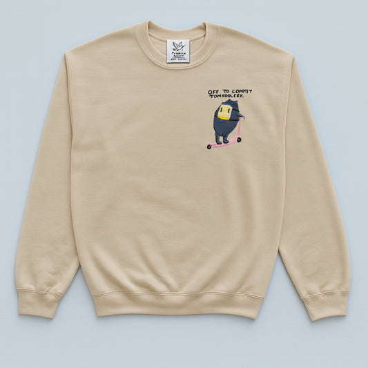 Off To Commit Tomfoolery Sweater - Billy Murphy