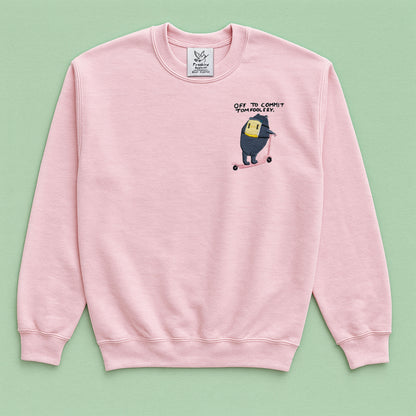 Off To Commit Tomfoolery Sweater - Billy Murphy