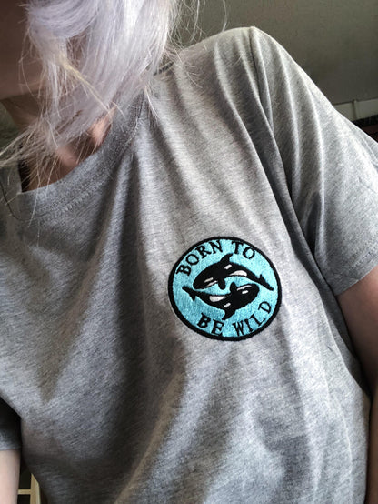 Born To Be Wild - Unisex Embroidered Print
