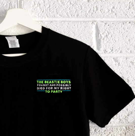 Peep Show Quote- Unisex Embroidered Print