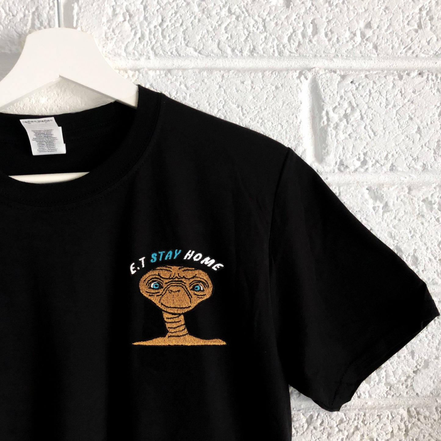E.T Stay Home - Unisex Embroidered Print