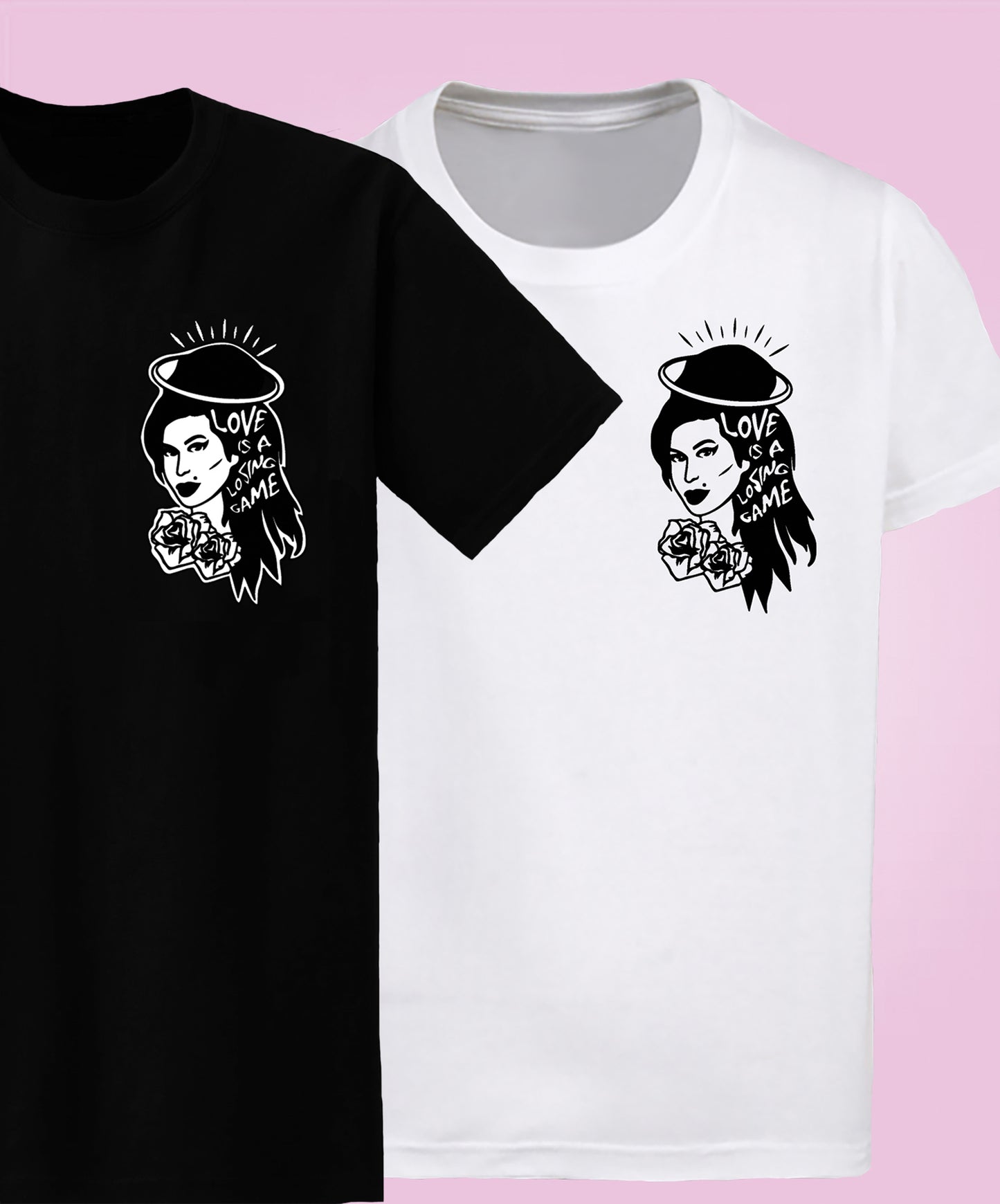 Love is a Losing Game - White/Grey/Black