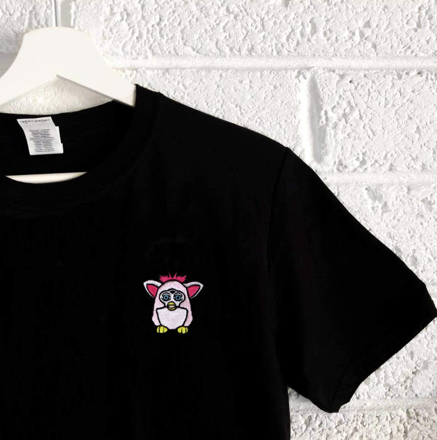 Embroidered Furby - Unisex Tees