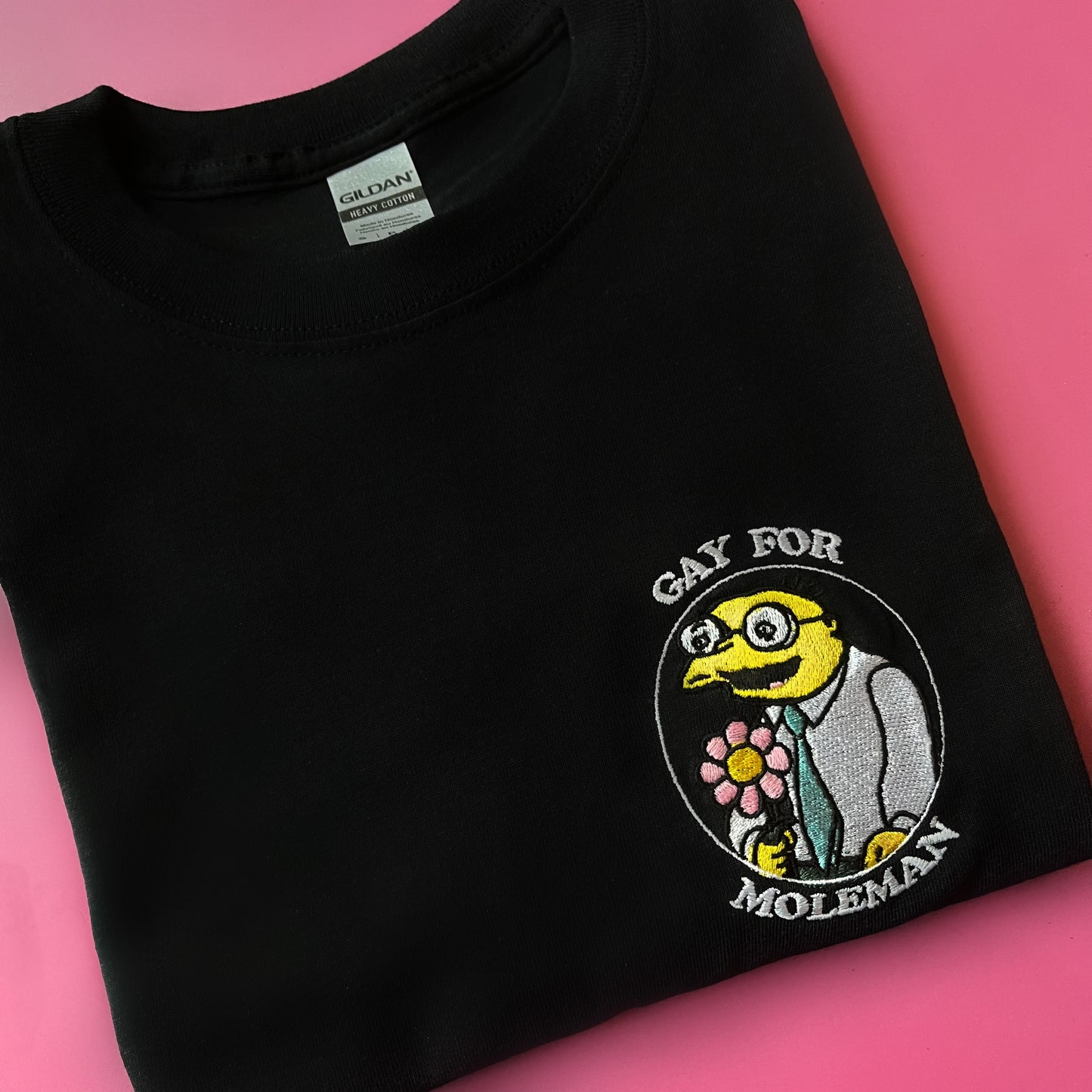 Gay For Moleman - Unisex Embroidered Print