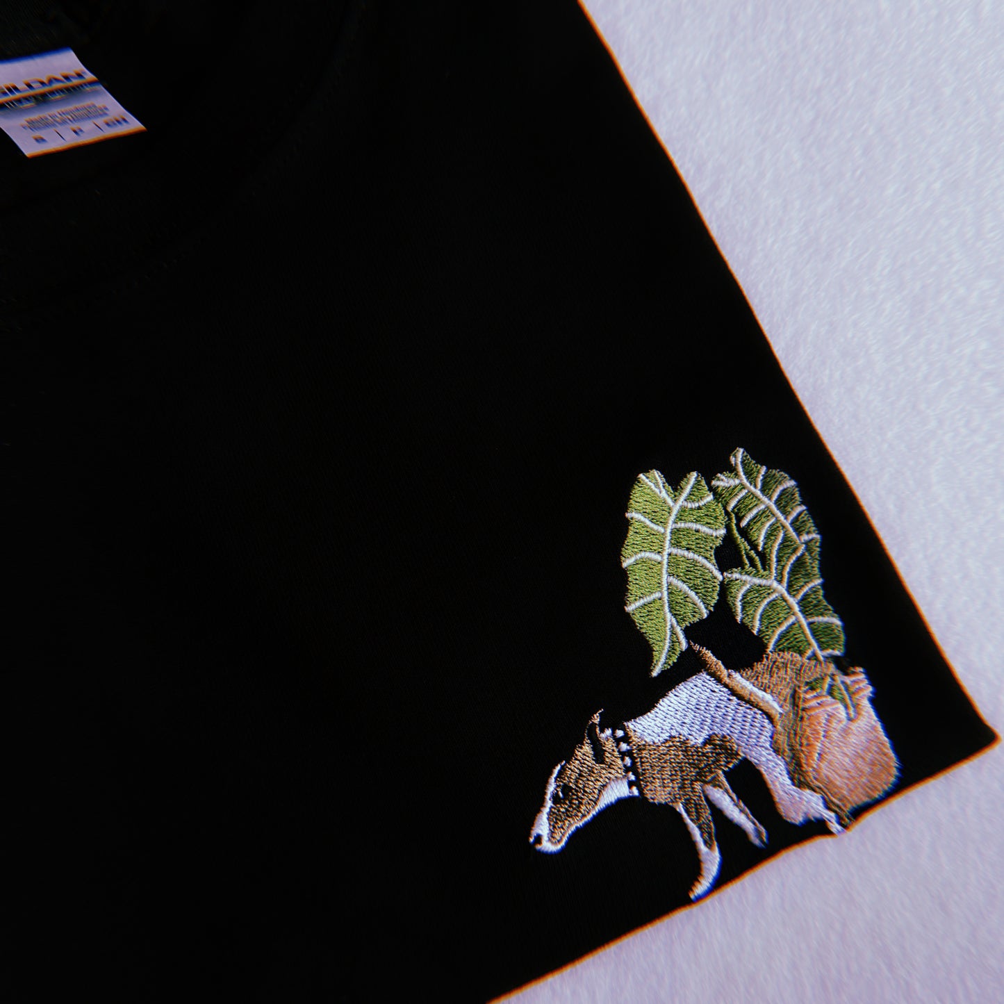 Dog Peeing - Unisex Embroidered Tee