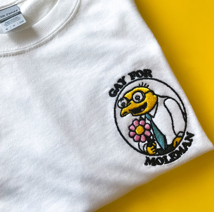 Gay For Moleman - Unisex Embroidered Print